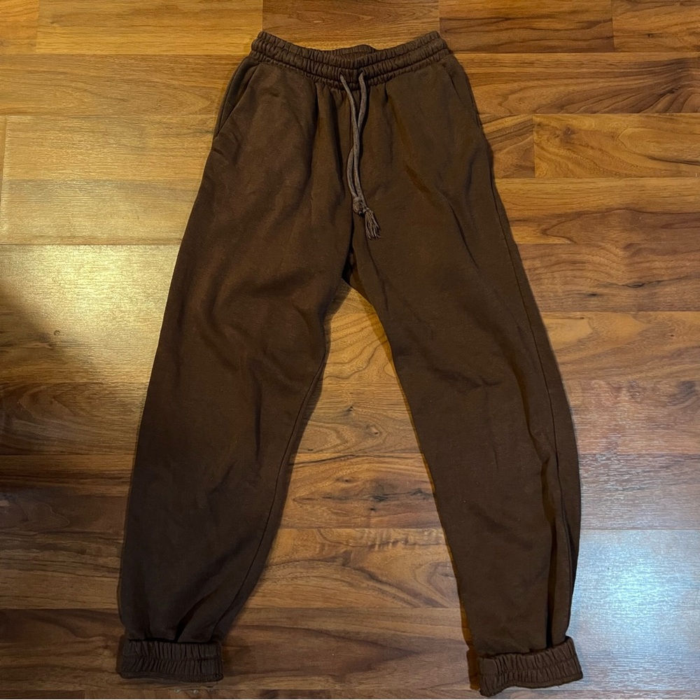 Women’s Zara Brown Jogger Pants - Picture 2 of 5